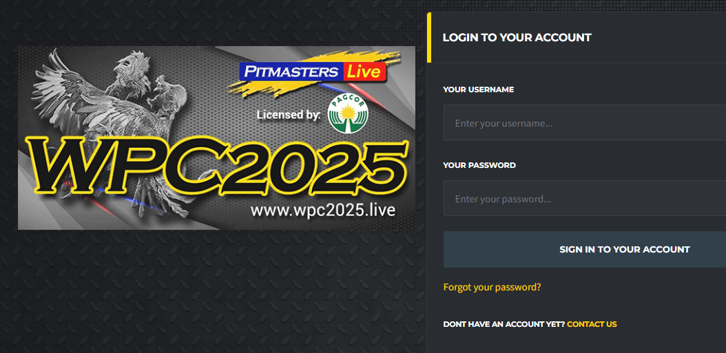 How to Use the WPC2025 Login and Dashboard