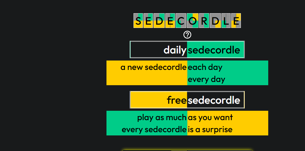 What is Sedecordle? How to play Sedecordle