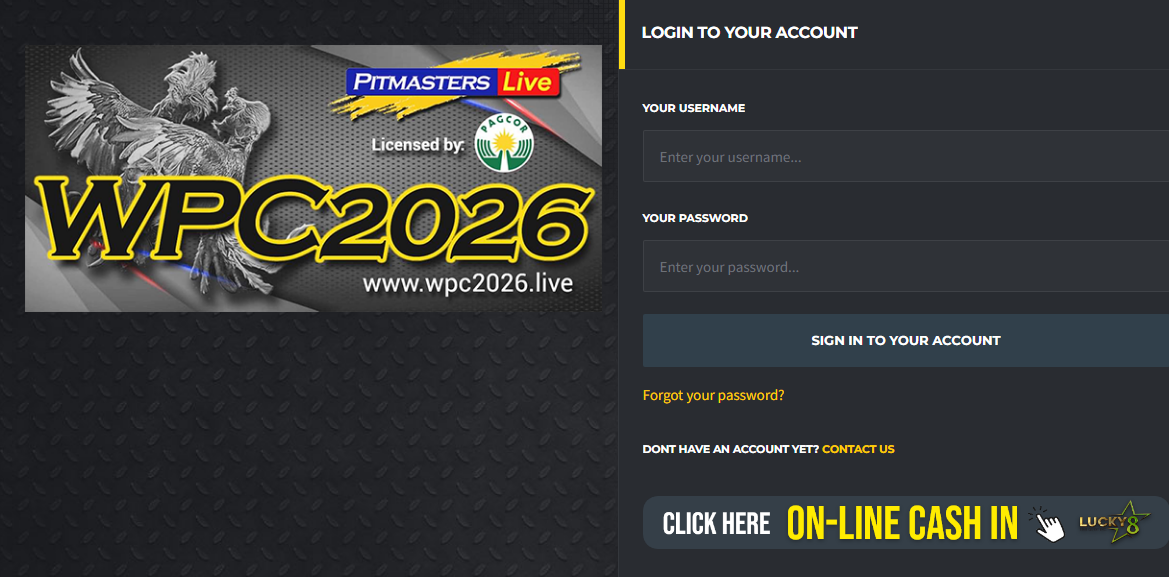 How to Use the WPC2026 Live Dashboard, Registration and login