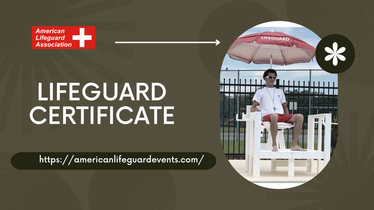 Lifeguard certificate